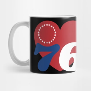 For The Love Of Philly 76ers v3 Mug